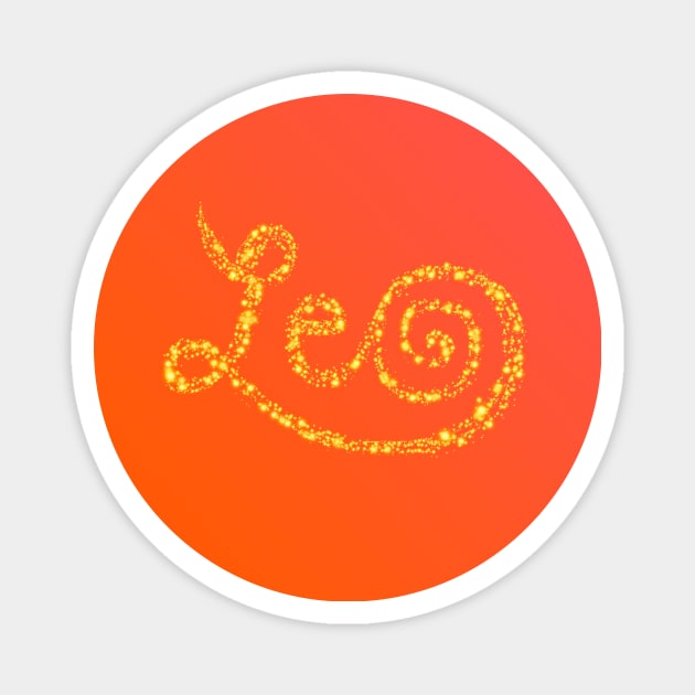 Leo Sun Sign Magnet by Art by Deborah Camp